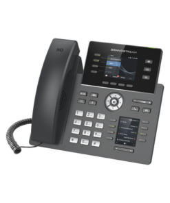 GRP-2614-GRANDSTREAM-Teléfono IP Wi-Fi, Grado Operador, 4 líneas SIP con 4 cuentas, pantalla a color 2.8", puertos Gigabit, Bluetooth, PoE, codec Opus, IPV4/IPV6 con gestión en la nube GDMS
