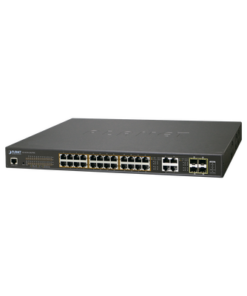 GS-4210-24UP4C-PLANET-Switch Administrable L2, 24 puertos 10/100/1000T c/Ultra PoE + 4 puertos combo Gigabit TP/SFP, (600W)