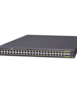 GS-4210-48P4S-PLANET-Switch Administrable de 48-Puertos 10/100/1000T 802.3at PoE + 4-Puertos 100/1000BASE-X SFP / 440W
