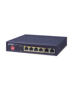 GSD-604HP-PLANET-Switch No Administrable 4 Puertos 10/100/1000T 802.3at PoE + 2 Puertos 10/100/1000T de Uplink para Escritorio