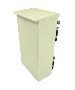 GT-003G-EPCOM INDUSTRIAL-Gabinete de Seguridad, Lámina Galvanizada, para 3 Baterías y/o Equipo Similar con Montaje en Poste.