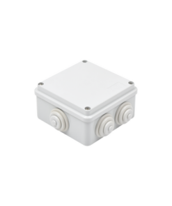 GW-44-004-GEWISS-Caja Estanca de PVC Para Derivación y Conexión, 6 Entradas, Tapa Atornillada,100x100x50 mm (Área Interna), Uso Exterior IP55, Material que no Propaga el Fuego y Libre de Hálogenos