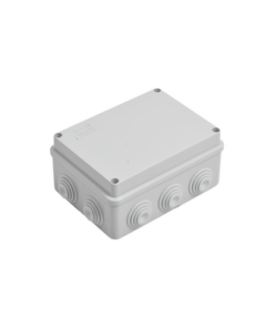 GW-44-006-GEWISS-Caja Estanca de PVC Para Derivación y Conexión, 10 Entradas, Tapa Atornillada, 150x110x70 mm (Área interna), Uso Exterior IP55, Material que no Propaga el Fuego y Libre de Hálogenos