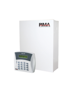 H6-RXN400-K-PIMA-Kit de Alarma de 6 zonas y teclado Alfanumérico programador. Triple comunicador RADIO/Teléfono/GSM. Incluye gabinete