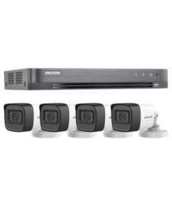 HIK5MPSLQ-KIT - HIK5MPSLQ-KIT-HIKVISION-(MICRÓFONO INTEGRADO) KIT TURBOHD 5 Megapixel / DVR 4 Canales / 4 Cámaras Bala con Micrófono Integrado (exterior 2.8 mm) / Fuente de Poder / Accesorios de Instalación - Relematic.mx - HIK5MPSLQKIT-p