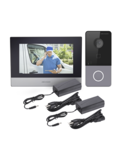 HIK-604D - HIK-604D-HIKVISION-DOORBELL Kit de Videoportero IP WiFi con llamada a App de Smartphone (HikConnect) / Programación por Interfaz Web  - Relematic.mx - HIK604D-p