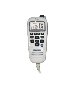 HM195GW - HM195GW-ICOM-Micrófono comando color blanco y pantalla en fondo blanco para serie IC-M510, IC-M424G e IC-M605 - Relematic.mx - HM195GW-h