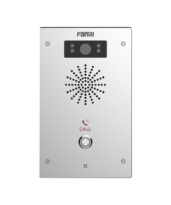 I16V-FANVIL-Video Intercomunicador IP, 2 líneas SIP, 2 relevadores con botón para llamada, Onvif, anti-vandálico, PoE, IP65 e IK10, PoE