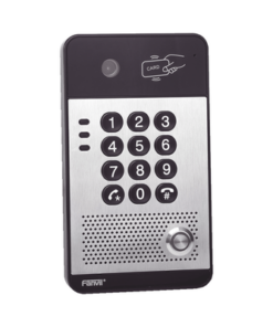 I30-FANVIL-Vídeo Portero IP con 2 líneas SIP, cámara HD, relevador integrado, teclado numérico y lectora de tarjetas RFID para control de acceso, PoE