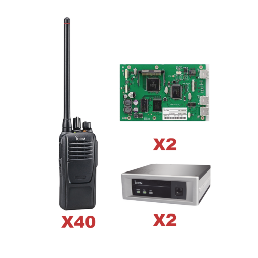 ICF1100D/14TRUNK - ICF1100D/14TRUNK-ICOM-SISTEMA TRONCAL VHF DE 2 CANALES INC/ 2 TARJETAS Y 40 RADIOS - Relematic.mx - ICF1100D_14TRUNK-h