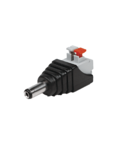 JR52X-EPCOM TITANIUM-Adaptador Tipo Jack de 3.5 mm Macho Polarizado de 12 Vcc con Terminales de Presión