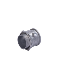 JU-PD-12-CON-JUPITER-Conector 1/2" ( 13mm) pared delgada con tornillo tipo americano galvanizado etiqueta verde galvanizado