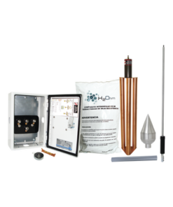 KDA-01 - KDA-01-TOTAL GROUND-Kit de Pararrayo con Punta en Acero Inoxidable con Diámetro de Protección de 160 metros. - Relematic.mx - KDA01-p