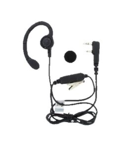KHS-31 - KHS-31-KENWOOD-Micrófono de solapa con audífono estilo gancho P/ TK2202/3202L, TK2302/3302, TK2000/3000, TK2402/3402, TK2312/3312, NX240/340, NX220/320 - Relematic.mx - KHS-31