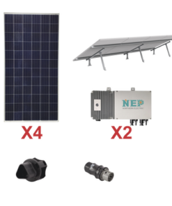 KIT2BDM600LV127-EPCOM-Kit Solar para Interconexión de 1.1 kW de Potencia, 110 Vca con Micro Inversores y Paneles Policristalinos.