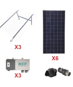 KIT3BDM600POLI - KIT3BDM600POLI-EPCOM-Kit Solar para Interconexión de 1.65 KW de Potencia, 220 Vca con Micro Inversores y Paneles Policristalinos. - Relematic.mx - KIT3BDM600POLI-p