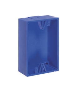 KIT-71100A-B-STI-Caja trasera de montaje color azul para estaciones de parada STOPPER