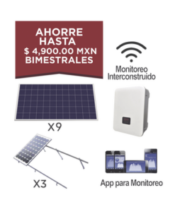 KITEPCOM3K330 - KITEPCOM3K330-SYSCOM-Kit solar para interconexión de 3 KW de potencia, 220 Vca con inversor de cadena y paneles policristalinos. - Relematic.mx - KITEPCOM3K330-p