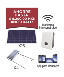 KITEPCOM5K330 - KITEPCOM5K330-SYSCOM-Kit solar para interconexión de 5 KW de potencia, 220 Vca con inversor cadena y paneles policristalinos. - Relematic.mx - KITEPCOM5K330-p