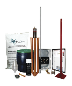 KIT-MASTER-01 - KIT-MASTER-01-TOTAL GROUND-Kit Pararrayo con Punta en Aluminio con Accesorios para Protección de Diámetro de 160 m. - Relematic.mx - KITMASTER01-p