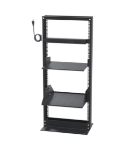 KIT-ORG-24HD-LINKEDPRO BY EPCOM-Kit de Rack Estándar 19", 24 UR con 2 Charolas  y PDU (8 tomas). Ideal para UPS y Servidores tipo Torre.