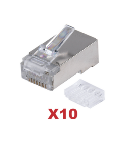KITTC6S10 - KITTC6S10-LINKEDPRO BY EPCOM-KIT INC 10 CONECTOR RJ45 CAT6 BLINDADO - Relematic.mx - KITTC6S10-p