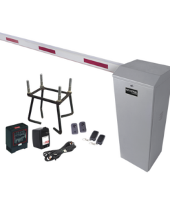 KIT-XBF-L-ACCESSPRO-Kit COMPLETO Barrera Izquierda XB / 3M / Incluye Sensor de masa, Transformador, Lazo, Ancla, Fotoceldas y 2 Controles Inalámbricos