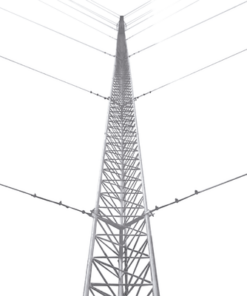 KTZ-45E-039 - KTZ-45E-039-SYSCOM TOWERS-Kit de Torre Arriostrada de Piso de 39 m Altura con Tramo STZ45 Galvanizado Electrolítico (No incluye retenida). - Relematic.mx - KTZ45E039-p