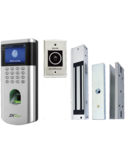 LF10-KIT - LF10-KIT-ZKTECO-KIT de Control de Acceso LF10/ PUSH / Compatible con ZKBioAccess / 1,500 Usuarios / Chapa magnética / Botón de Salida / Tarjeta de proximidad - Relematic.mx - LF10KIT-p