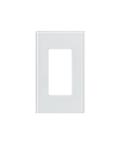 LFGR-1-CWH-LUTRON ELECTRONICS-Tapa de cristal para apagador o atenuador, 1 espacio.