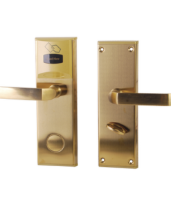 LOCKPRO-1HIG-ZKTECO - AccessPRO-Chapa Izquierda para Hoteles con Tecnología MIFARE® Color Dorado