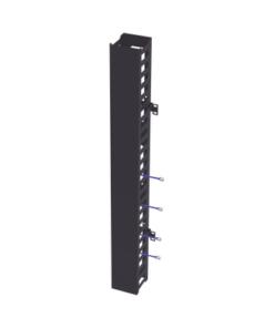 LPCV-24S-DR-LINKEDPRO BY EPCOM-Kit Organizador Vertical de Cable Sencillo para Rack Abierto de 24 Unidades para EIQR3224 y EIRL5524DR.