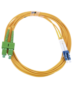 LP-FO-D-LCU-SCA-03-LINKEDPRO BY EPCOM-Jumper de Fibra Óptica Monomodo 9/125 LC/UPC-SC/APC, PVC, 2.0 mm, Dúplex, Amarillo, 3 Metros (9.84 Pies)