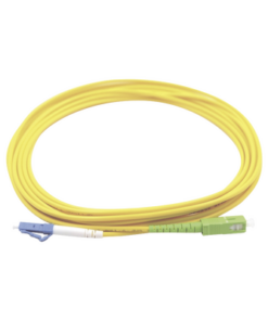 LP-FO-LCU-SCA-01-LINKEDPRO BY EPCOM-Jumper de Fibra Óptica Monomodo LC/UPC SC/APC Simplex, Color Amarillo 1 Metro (3.28 Pies)