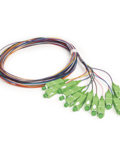 LP-FO-SM-PIG-12-SCA-LINKEDPRO BY EPCOM-Kit de 12 Pigtails SC/APC Monomodo 2 Metros (6.56 Pies)