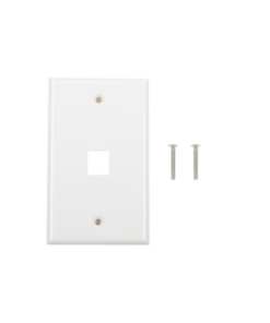 LP-FP-16 - LP-FP-16-LINKEDPRO BY EPCOM-Placa de pared de 1 puerto, Keystone, Color Blanco - Relematic.mx - LPFP16-p
