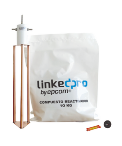 LP-GROUND-30A-LINKEDPRO BY EPCOM-Electrodo para Corriente Máxima de 30 Amp. con Compuesto Mejorador de Terreno