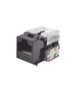 LP-KJ-601-BK-LINKEDPRO BY EPCOM-Módulo Jack Keystone Cat6 con Terminación 110 (Punchdown) para Faceplate - Color Negro