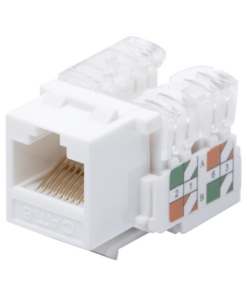 LP-KJ-601-WH-LINKEDPRO BY EPCOM-Módulo Jack Keystone Cat6 con Terminación 110 (Punchdown) para Faceplate - Color Blanco