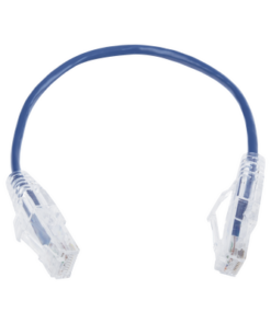 LP-UT6-020-BU28-LINKEDPRO BY EPCOM-Cable de Parcheo Slim UTP Cat6 - 20 cm Azul Diámetro Reducido (28 AWG)