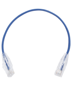 LP-UT6-030-BU28-LINKEDPRO BY EPCOM-Cable de Parcheo Slim UTP Cat6 - 30 cm (11.81 Pulgadas) Azul Diámetro Reducido (28 AWG)