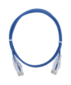 LP-UT6-100-BU28-LINKEDPRO BY EPCOM-Cable de Parcheo Slim UTP Cat6 - 1 Metro (3.28 Pies), Azul, Diámetro Reducido (28 AWG)