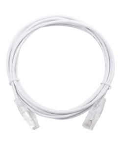 LP-UT6-300-WH28-LINKEDPRO BY EPCOM-Cable de Parcheo Slim UTP Cat6 - 3 Metros (9.84 Pies) Blanco Diámetro Reducido (28 AWG)