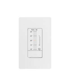 LRAWSTCWH-LUTRON ELECTRONICS-Control de pared para Termostato seeTemp, grados centigrados