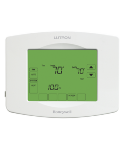 LRHWLVHVAC-LUTRON ELECTRONICS-Termostato Touchpro inalambrico, para el control de clima, se integra a soluciones LUTRON RadioRa2/RA2 Select.