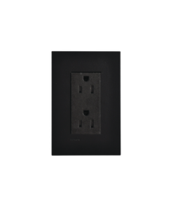 LTRF15TRBL-LUTRON ELECTRONICS-Tomacorriente, receptaculo, color negro, 15A.