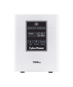 M1100XL-CYBERPOWER-UPS de Grado Medico, de 1100 VA/880 W, Topología Línea Interactiva, Entrada 120 Vca NEMA 5-15P-HG, Tipo Mini Torre, Con 6 Tomas NEMA 5-15R-HG