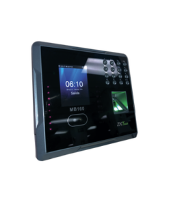 MB-160-ZKTECO-Lector de Reconocimiento Facial y Huella Digital / 1500 Rostros / 2,000 huellas / Soporta DDNS con BIOTIMEPRO / Función ADMS INCLUIDA