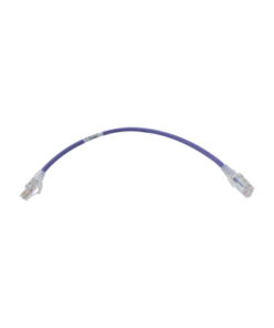 MC6-01-08-SIEMON-Patch Cord MC6 Modular Cat6 UTP, CM/LS0H, 1ft, Color Violeta