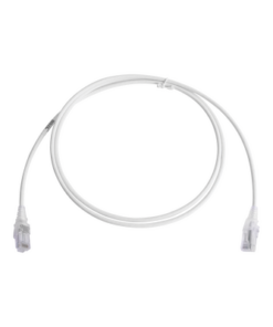 MC6-05-0228-SIEMON-Patch Cord MC6 Modular Cat6 UTP, CM/LS0H, 1.52 Metros (5 Pies), Color Blanco, Diámetro Reducido (28AWG)